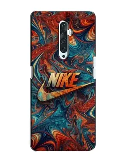 Чохол для OPPO Reno 2Z з картинкою «Nike в абстракції»