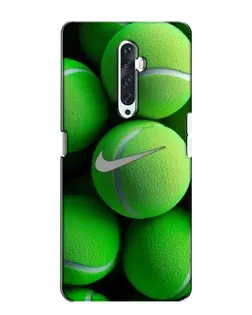 Чохол для OPPO Reno 2Z з картинкою «Тенісні м'ячі Найк»