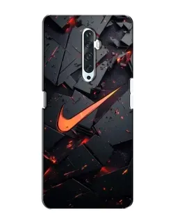 Чохол для OPPO Reno 2Z з картинкою «Nike — ефект розломів»