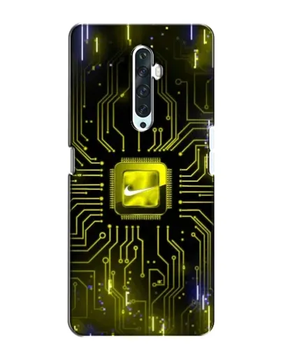 Чехол для OPPO Reno 2Z с картинкой «Nike — золотая искра»