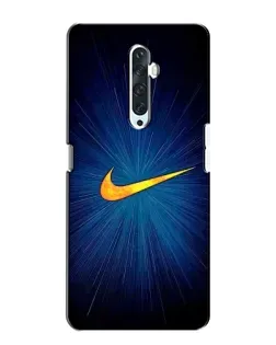 Чохол для OPPO Reno 2Z з картинкою «Синій пульс Nike»