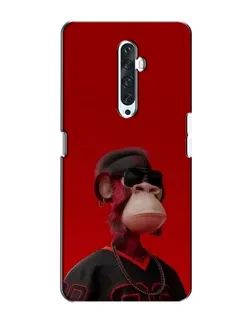 Чехол для OPPO Reno 2Z с картинкой «Bored Ape в красном» Чехол для OPPO Reno 2Z с картинкой «Bored Ape в красном»