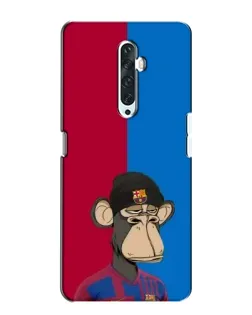 Чехол для OPPO Reno 2Z с картинкой «Bored Ape — фанат Барсы» Чехол для OPPO Reno 2Z с картинкой «Bored Ape — фанат Барсы»