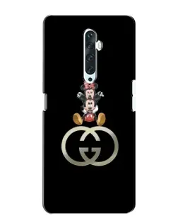 Чехол для OPPO Reno 2Z с картинкой «Минни Маус на лого» Чехол для OPPO Reno 2Z с картинкой «Минни Маус на лого»