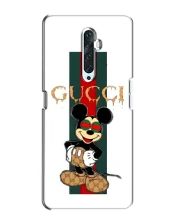 Чехол для OPPO Reno 2Z с картинкой «Микки Маус Gucci — полосы» Чехол для OPPO Reno 2Z с картинкой «Микки Маус Gucci — полосы»