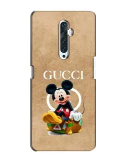 Чехол для OPPO Reno 2Z с картинкой «Микки Маус Gucci — крафт» Чехол для OPPO Reno 2Z с картинкой «Микки Маус Gucci — крафт»