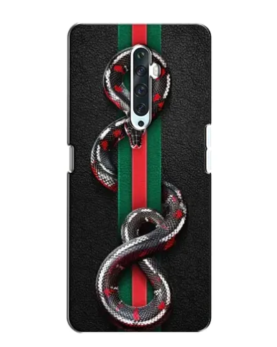 Чехол для OPPO Reno 2Z с картинкой «Gucci — змея на полосе» Чехол для OPPO Reno 2Z с картинкой «Gucci — змея на полосе»