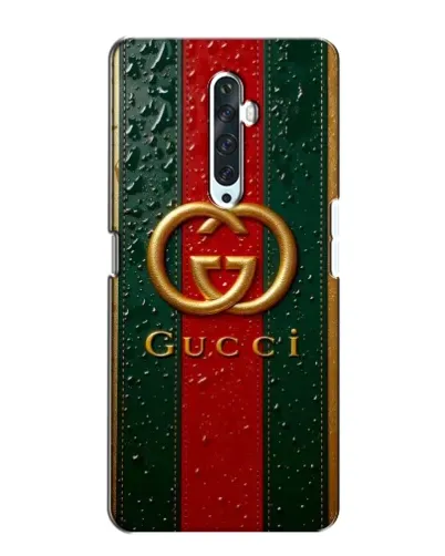 Чехол для OPPO Reno 2Z с картинкой «Gucci — фирменная полоса и золото» Чехол для OPPO Reno 2Z с картинкой «Gucci — фирменная полоса и золото»