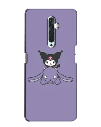 Чехол для OPPO Reno 2Z с картинкой «Kuromi на лиловом фоне» Чехол для OPPO Reno 2Z с картинкой «Kuromi на лиловом фоне»