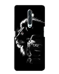 Чохол для OPPO Reno 2Z з картинкою «BMW та лев»