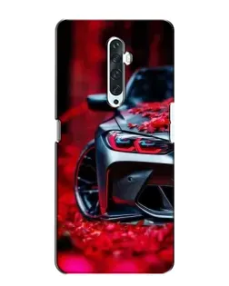 Чохол для OPPO Reno 2Z з картинкою «Спортивна BMW та квіти»
