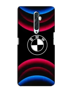 Чохол для OPPO Reno 2Z з картинкою «Логотип BMW та неонові дуги»