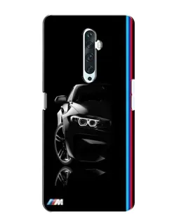 Чохол для OPPO Reno 2Z з картинкою «Силует BMW в темряві»