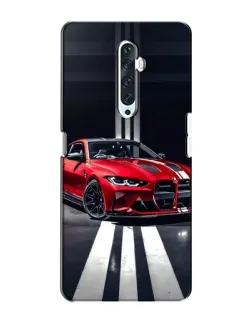 Чохол для OPPO Reno 2Z з картинкою «Червона BMW на дорозі»
