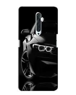 Чохол для OPPO Reno 2Z з картинкою «Чорна BMW — профіль»