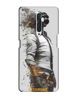 Чехол для OPPO Reno 2Z с картинкой «PUBG — боец в пыли»