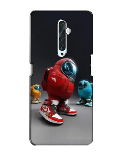 Чехол для OPPO Reno 2Z с картинкой «Among Us — 3D стиль»