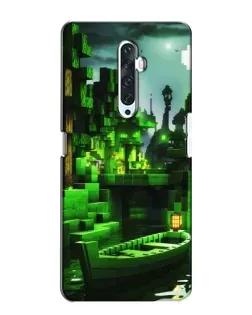 Чохол для OPPO Reno 2Z з картинкою «Minecraft лісовий пейзаж»