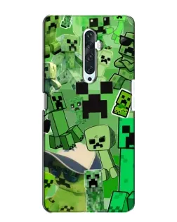 Чохол для OPPO Reno 2Z з картинкою «Кріпери Minecraft»