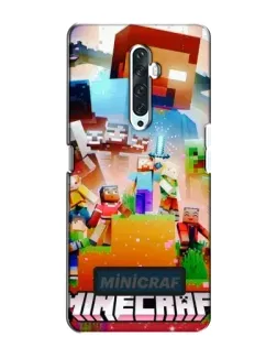 Чохол для OPPO Reno 2Z з картинкою «Minecraft герої гри»