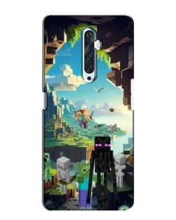 Чохол для OPPO Reno 2Z з картинкою «Ендермен у лісі»