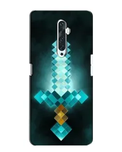 Чохол для OPPO Reno 2Z з картинкою «Алмазний меч неон»