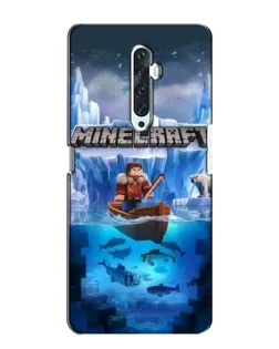 Чохол для OPPO Reno 2Z з картинкою «Minecraft льодянийсвіт»