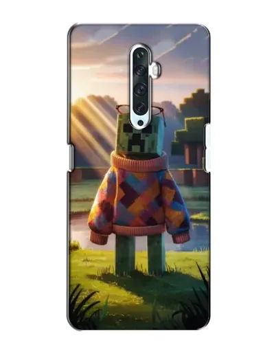 Чехол для OPPO Reno 2Z с картинкой «Крипер в свитере» Чехол для OPPO Reno 2Z с картинкой «Крипер в свитере»