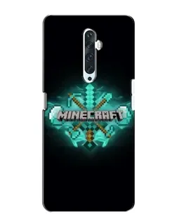 Чохол для OPPO Reno 2Z з картинкою «Minecraft Diamond лого»