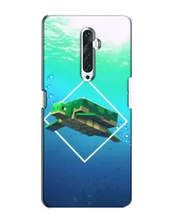 Чохол для OPPO Reno 2Z з картинкою «Черепаха Minecraft»