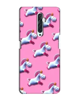 Чехол для OPPO Reno 2Z с картинкой «Единороги на розовом» Чехол для OPPO Reno 2Z с картинкой «Единороги на розовом»