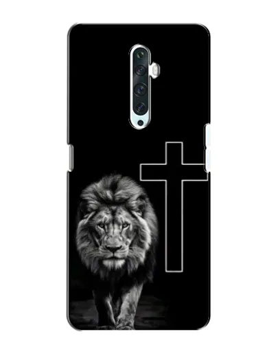 Чехол для OPPO Reno 2Z с картинкой «Лев и Крест»