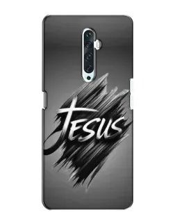 Чехол для OPPO Reno 2Z с картинкой «Надпись Jesus Graffiti»