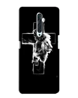 Чехол для OPPO Reno 2Z с картинкой «Сияющий крест Jesus»