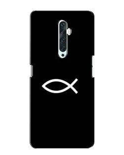 Чехол для OPPO Reno 2Z с картинкой «Символ рыбы Jesus»