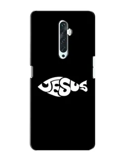 Чехол для OPPO Reno 2Z с картинкой «Рыба Jesus»