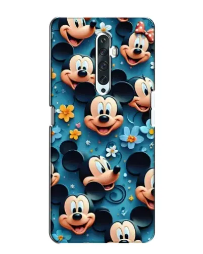 Чехол для OPPO Reno 2Z с картинкой «Паттерн Микки и Минни» Чехол для OPPO Reno 2Z с картинкой «Паттерн Микки и Минни»
