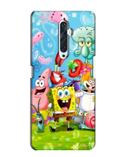 Чехол для OPPO Reno 2Z с картинкой «Губка Боб и друзья» Чехол для OPPO Reno 2Z с картинкой «Губка Боб и друзья»