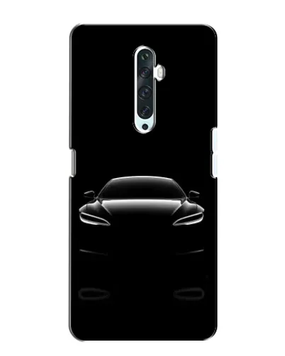 Чехол для OPPO Reno 2Z с картинкой «Силуэт Tesla Night»