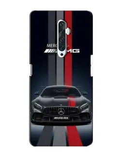 Чохол для OPPO Reno 2Z з картинкою «Mercedes — білий карбон»