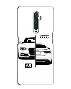 Чехол для OPPO Reno 2Z с картинкой «Audi — контрастный дизайн»