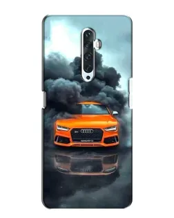 Чехол для OPPO Reno 2Z с картинкой «Audi в облаках дыма»