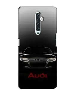 Чехол для OPPO Reno 2Z с картинкой «Audi — градиентный контур»