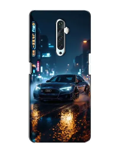 Чехол для OPPO Reno 2Z с картинкой «Ночной город и Audi» Чехол для OPPO Reno 2Z с картинкой «Ночной город и Audi»