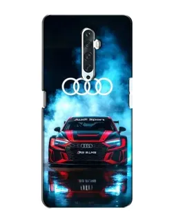 Чехол для OPPO Reno 2Z с картинкой «Audi Sport — неон»