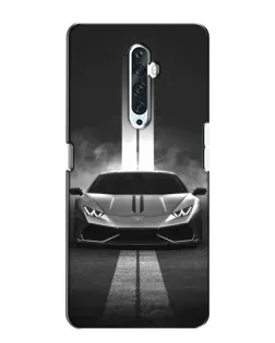 Чехол для OPPO Reno 2Z с картинкой «Lamborghini симметрия дорог»