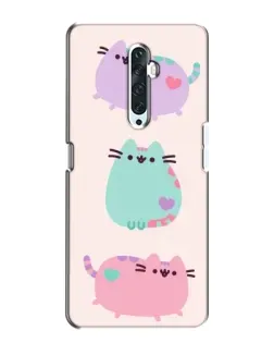 Чохол для OPPO Reno 2Z з картинкою «Pusheen тріо» Чохол для OPPO Reno 2Z з картинкою «Pusheen тріо»