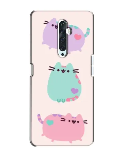 Чехол для OPPO Reno 2Z с картинкой «Pusheen трио»