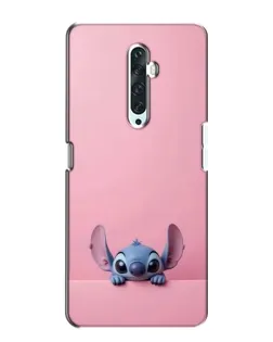 Чехол для OPPO Reno 2Z с картинкой «Stitch выглядывает»
