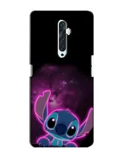 Чехол для OPPO Reno 2Z с картинкой «Неоновый Stitch»